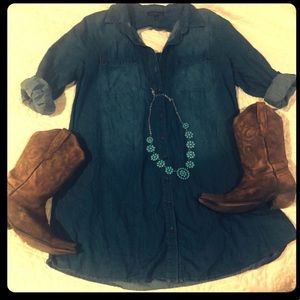 Derek Hart Denim Dress